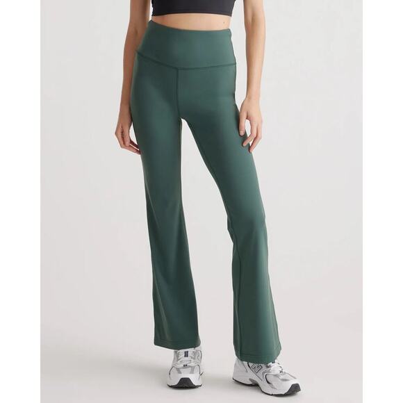 Quince Ultra-Form High-Rise Flared Pant/Leggings – Forest Green, Size M – NWT - Picture 2 of 13
